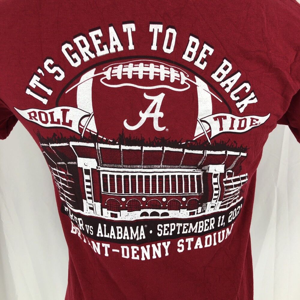Alabama Crimson Tide 9/11/2021 Bryant Denny Stadium Vs Mercer T Shirt Small